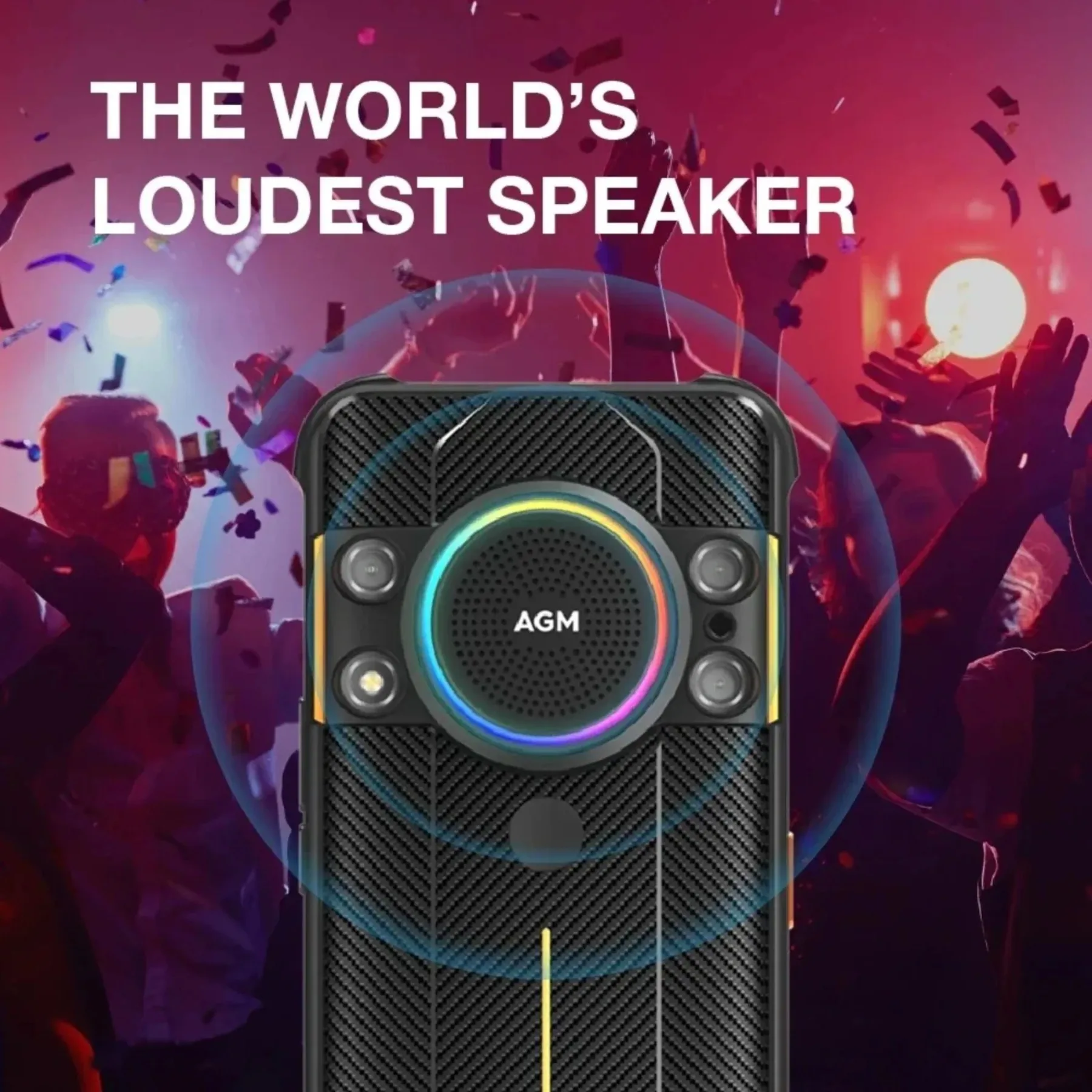 AGM H5 4G Rugged Smartphone 6.5inch 8+128GB 7000mAh IP68/IP69K  Android12 Night Vision Phone 3.5W Loud Speaker NFC Mobile Phones