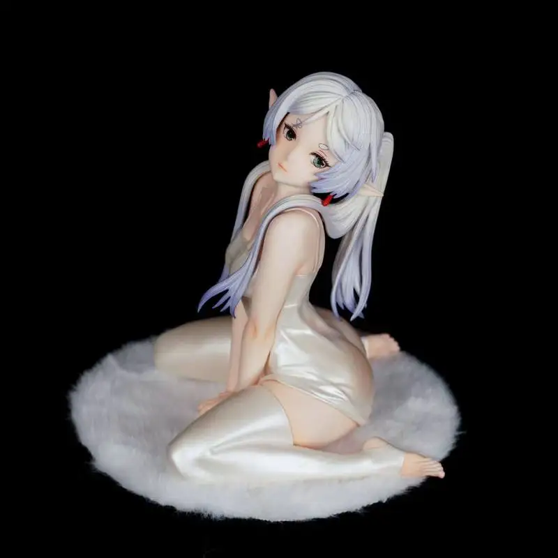 

Frieren Pajamas Resin Eyes Figure, High Quality Anime Doll With Fluffy Mat, Desktop Pc Case Decoration, Collectible Model Gift