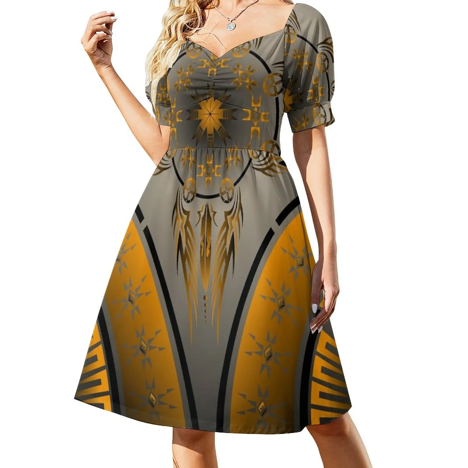 

Fire Spirit Orange Dress women party dresses Female clothing birthday dress for women luxury 2023