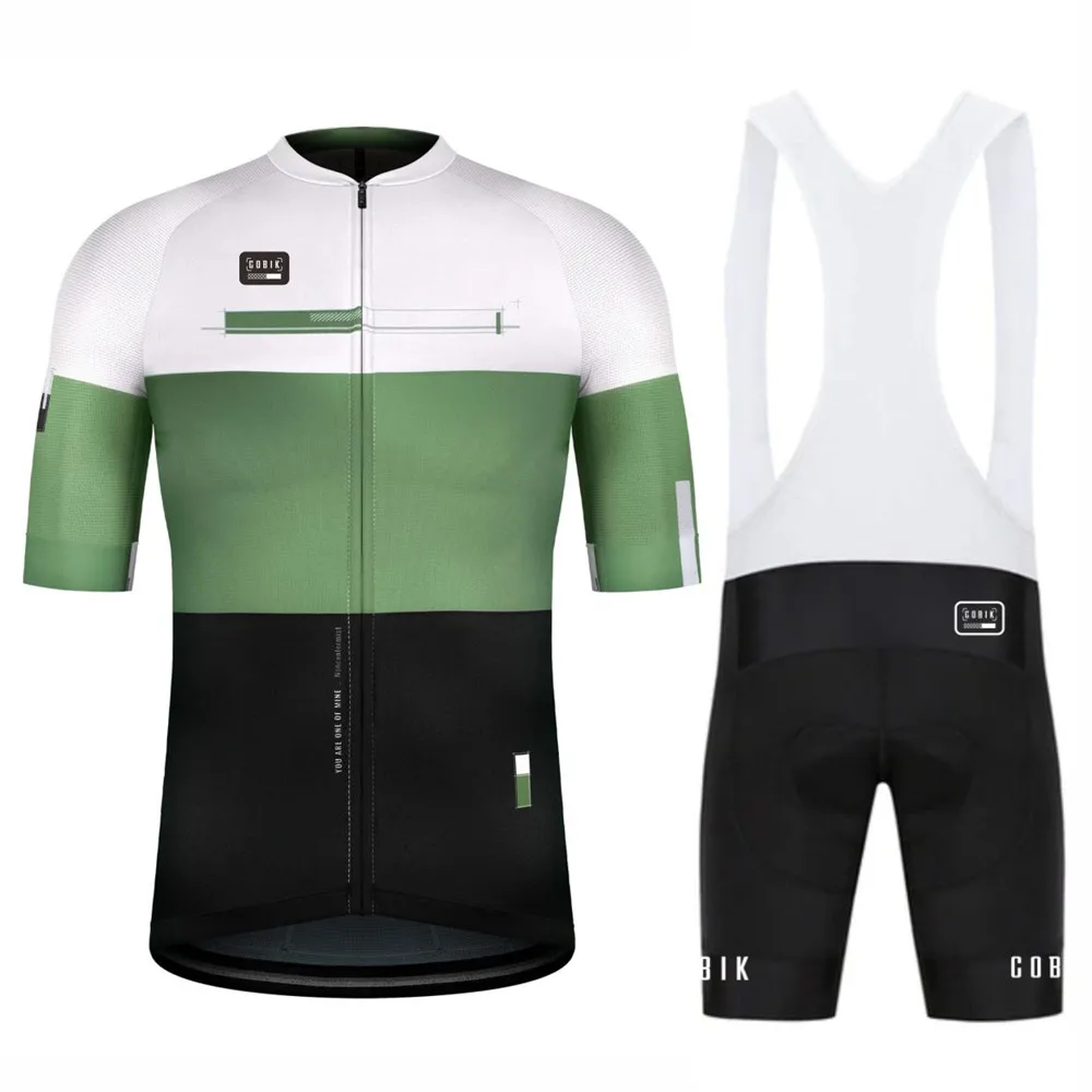 Men Summer Cycling Jersey CX Pro Team Fern Maillot Short Sleeve Set MTB Ropa Ciclismo Hombre Bicycle Wear Cycling Clothing