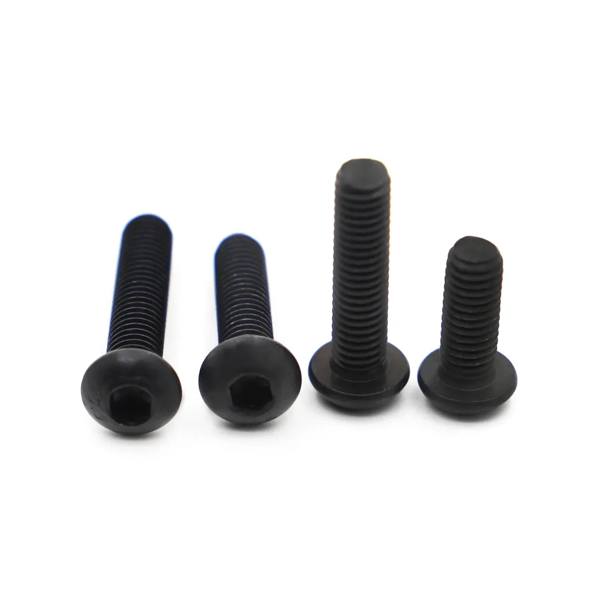 ISO7380 Round Black Grade Hex Hexagon Screw Cap Socket Button Head Allen Furniture Bolt M1.6 M2 M2.5 M3 M4 M5 M6 M8 M10 M12