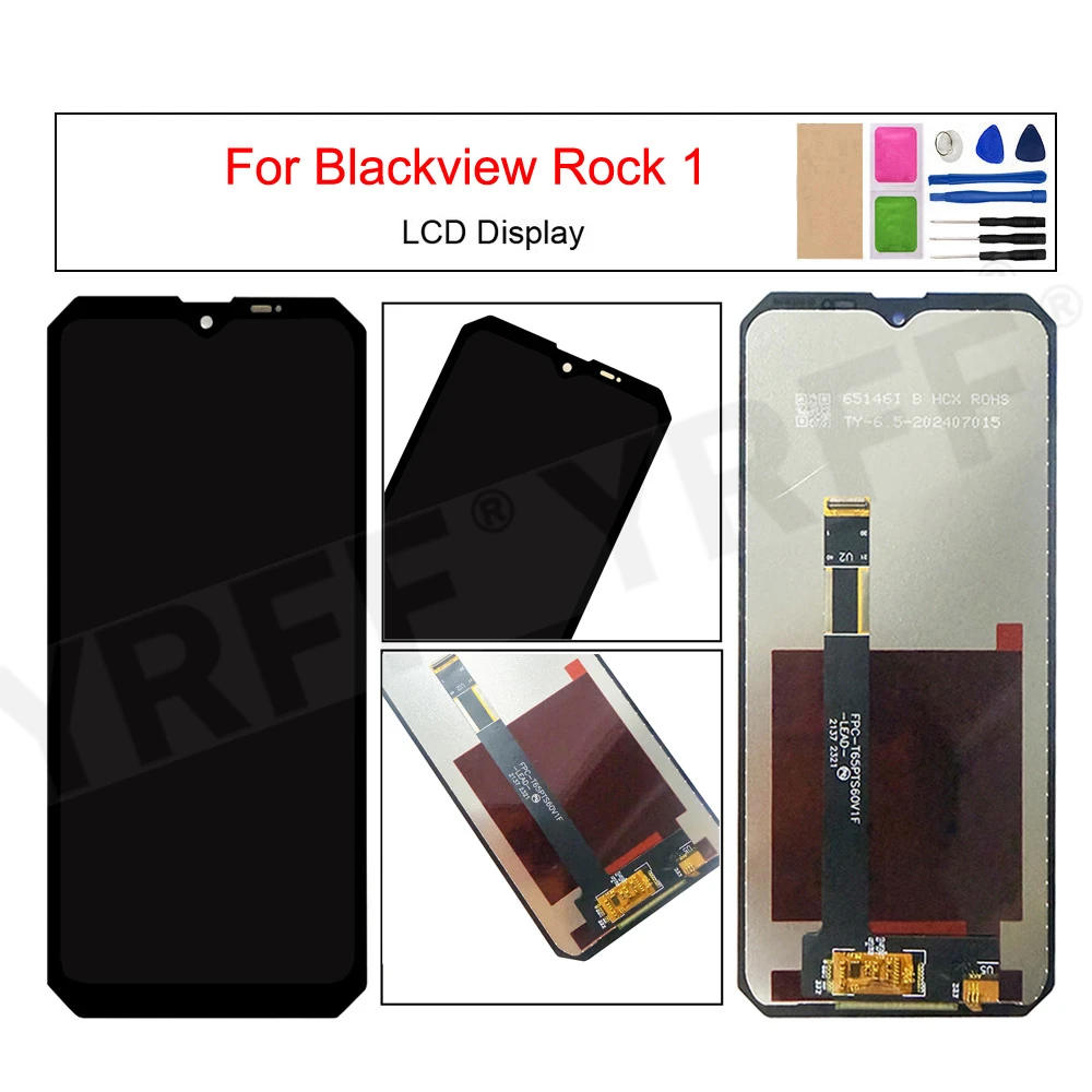 For Blackview Rock 1 LCD Display Touch Screen Digitizer Assembly Phone Screen Replacement Parts for Device Repair