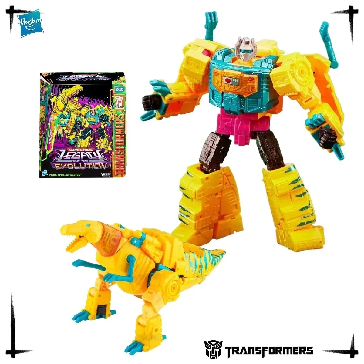 Official First Edition Hasbro Transformers Legacy Evolution Leader Grimlock Action Figure Autobot Transform Collection Toy
