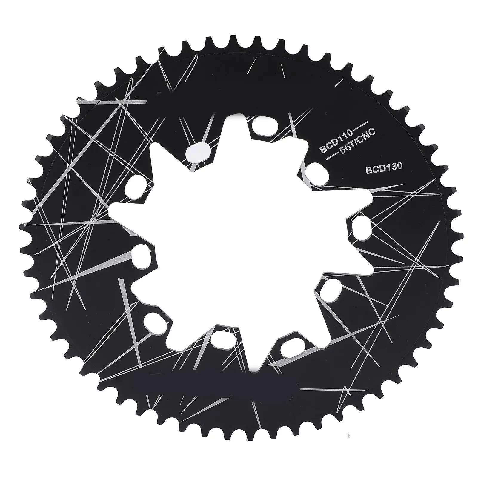 

LP Litepro 56T Oval Chainring 110/130BCD Aluminum CNC Cutting for Folding Bikes