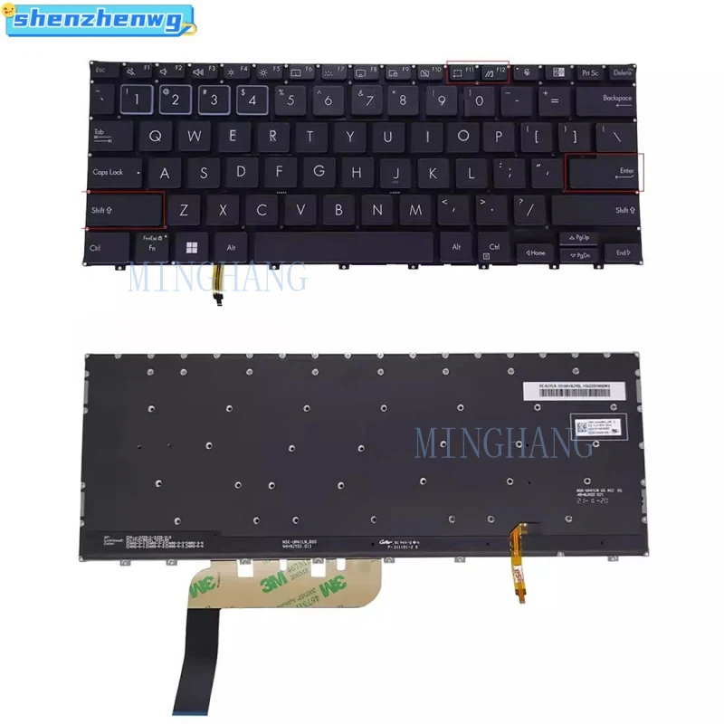 

Новая клавиатура для ноутбука ASUS ExpertBook B3 Flip B3402FBA B3402FEA с подсветкой (US-раскладка)
