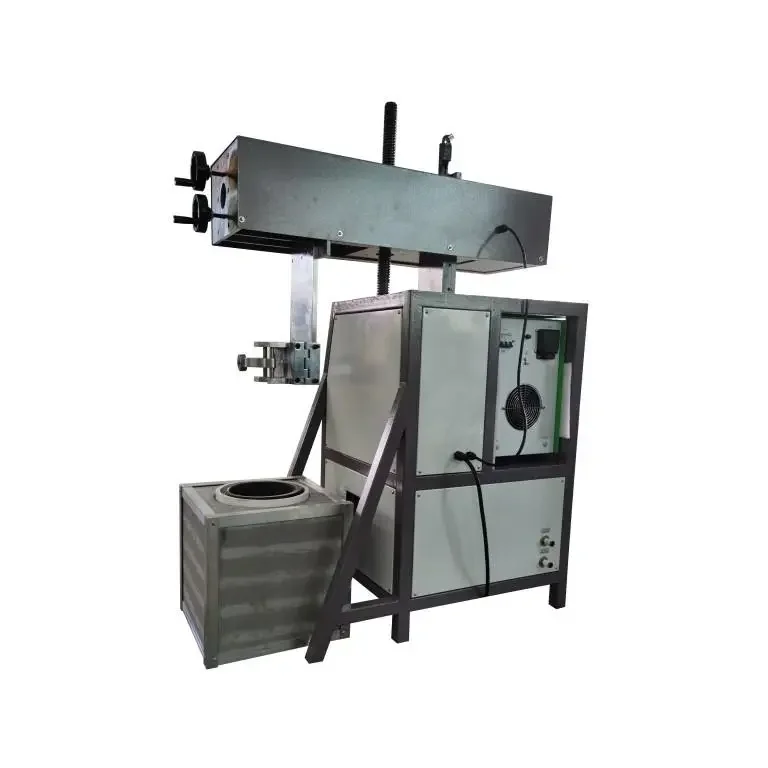 Induction Heating Technology Upward Continuous Silver Copper Wire Rod Pipe Casting Machine For Sale