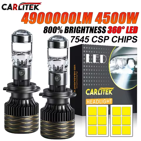 H7 H11 H8 LED Projector Lens Fog Lights H7 LED For Low Beam Headlights 9005 9006 HB3 HB4 Car Bulb Turbo Mini Auto Lamp LHD 6000K