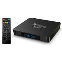 X96Q PRO Android 10.0 Smart TV Box UHD 4K Media Player Allwinner H313 Quad-core H.265 2.4G&5G WiFi 100M LAN Remote Control