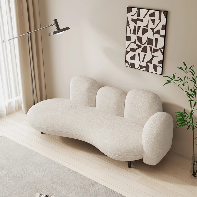 

White Soft Unique Sofas Living Room Sleeping Nordic Choice Recliner Sofa Hotel Floor Designer Divano Soggiorno Home Furniture