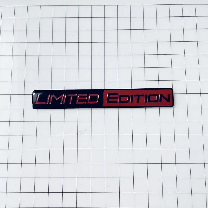Limited Edition Emblem 3D Metal Badges Decal Motorcycle Sticker Auto Racing Sport Emblem for Rear Trunk Side Fender Car Motor