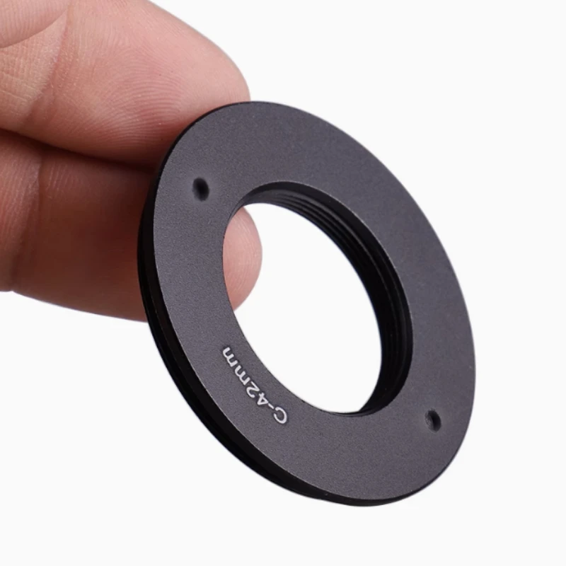 C/CS Mount to M42 External Thread Flange Adapter Ring - For C Port Lens to M42 Camera Body (C-M42*1 Standard)