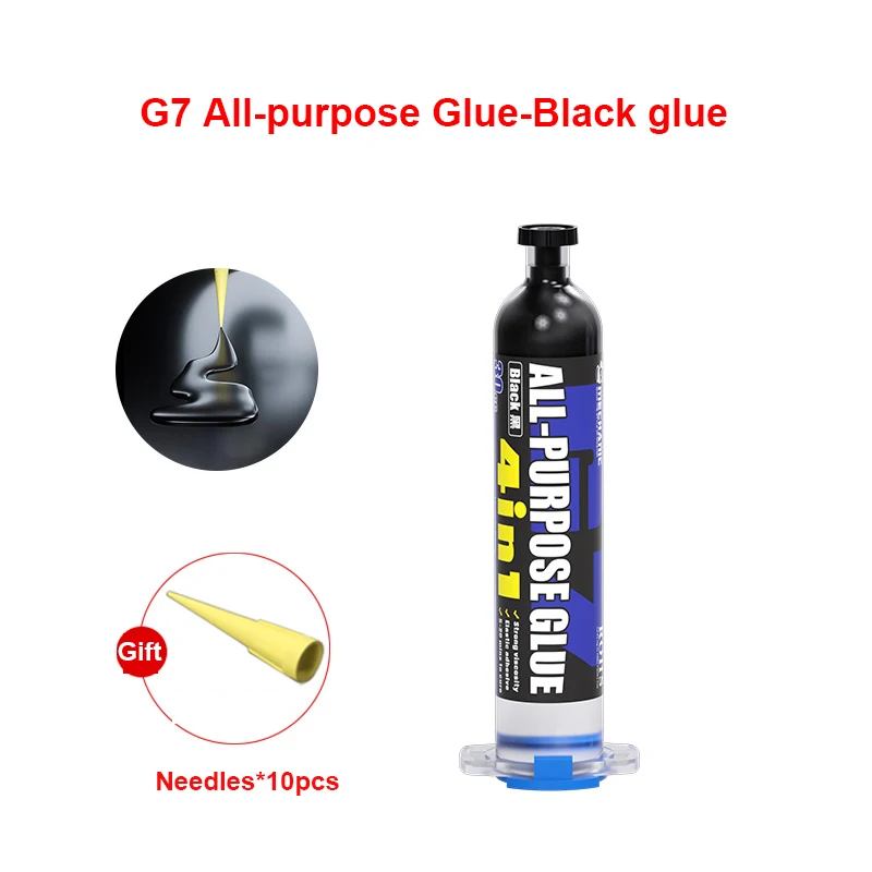 MECHANIC G7 All-Purpose Glue 4in1 Phone Holder Middle Frame Back Cover Caulking White/Black Adhesive Sealant Repair