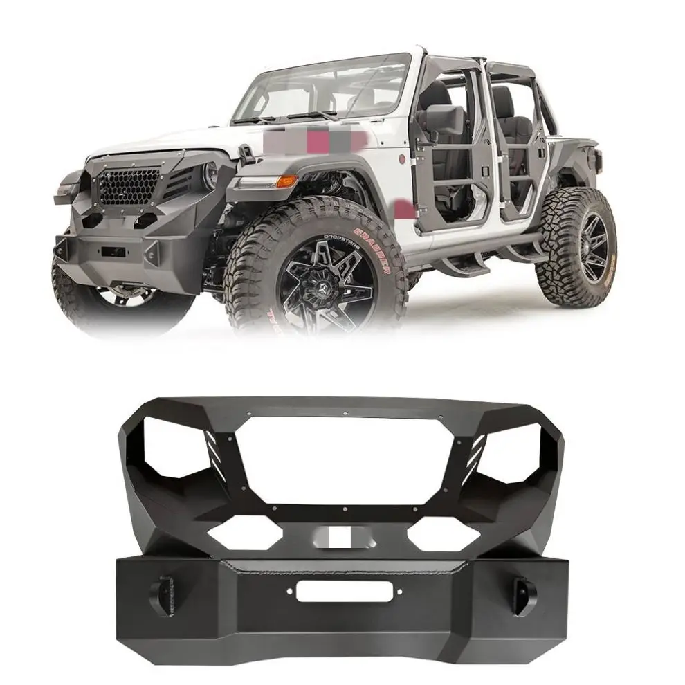 

Gobison 4x4 Auto Accessories Front Bumper Grill Face Grumper Ront & Rear Fender Flares For JEEP WRANGLER JK/JL/JT