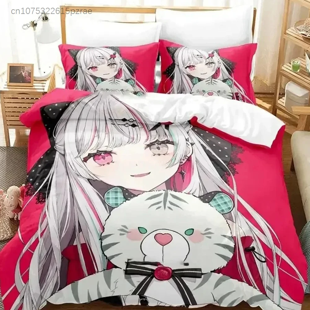 Kawaii Girl Ishigami Nozomi Anime Bedding Set,Duvet Cover Bed Set Quilt Cover Pillowcase,King Queen Twin Size Boys Girls Adults