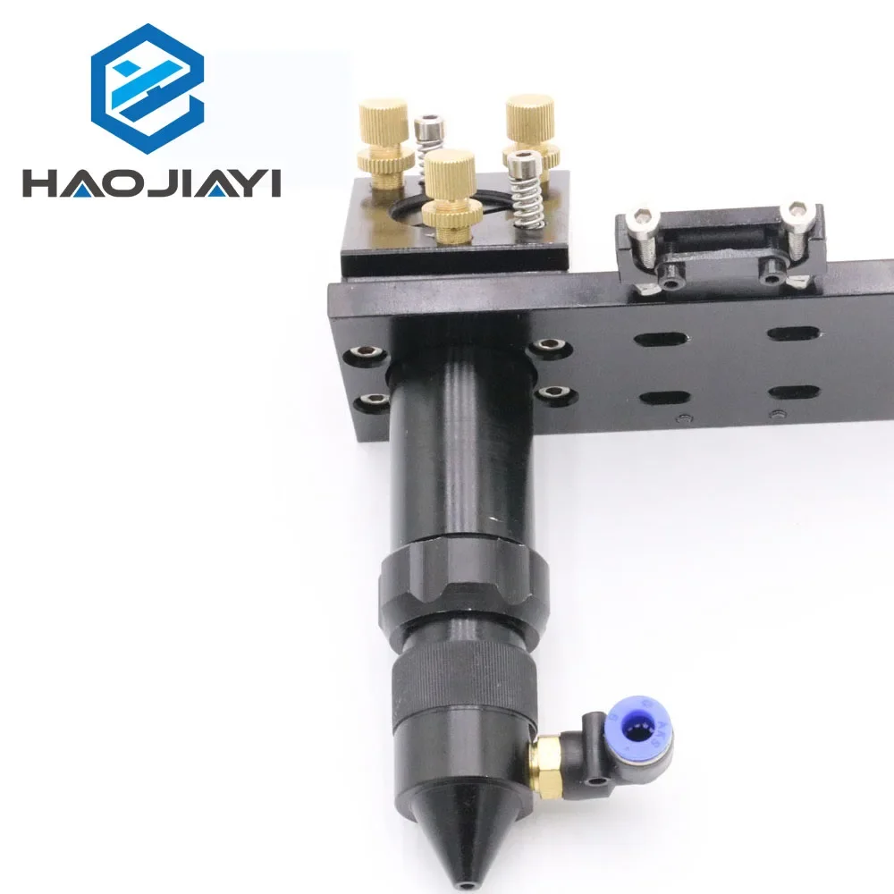 HAOJIAYI CO2 Laser Head for Focus Lens Dia.18 19 20 FL. 38.1 50.8 63.5 75 101.6 127mm & Mirror 25mm Mount for Laser Machine