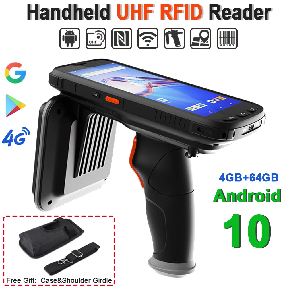 

Industrial Wireless UHF Reader Android Handheld Processing Terminal Mobil PDA with RFID Recognition