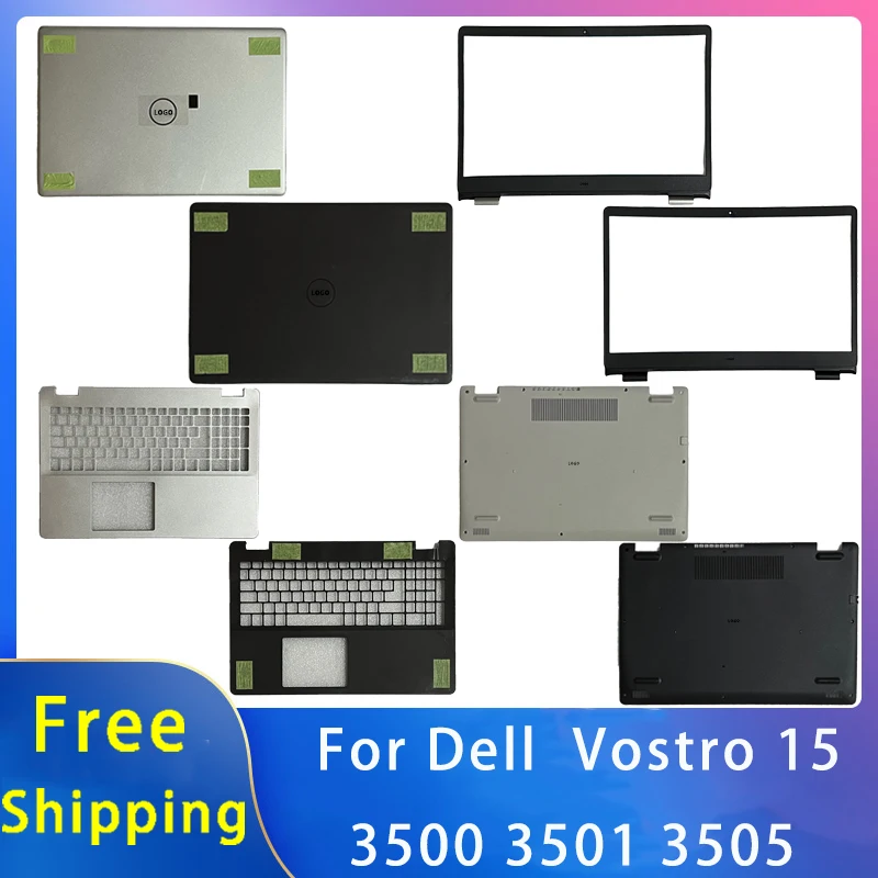 

New For Dell Vostro 15 3500 3501 3505;Replacement Laptop Accessories Lcd Back Cover/Front Bezel/Palmrest/Bottom With LOGO