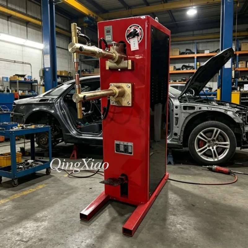 Pneumatic Spot Welding Equipment Easy Operation For Stainless Steel Alloy Sheet Metal Hardware Fittings Joint Connection