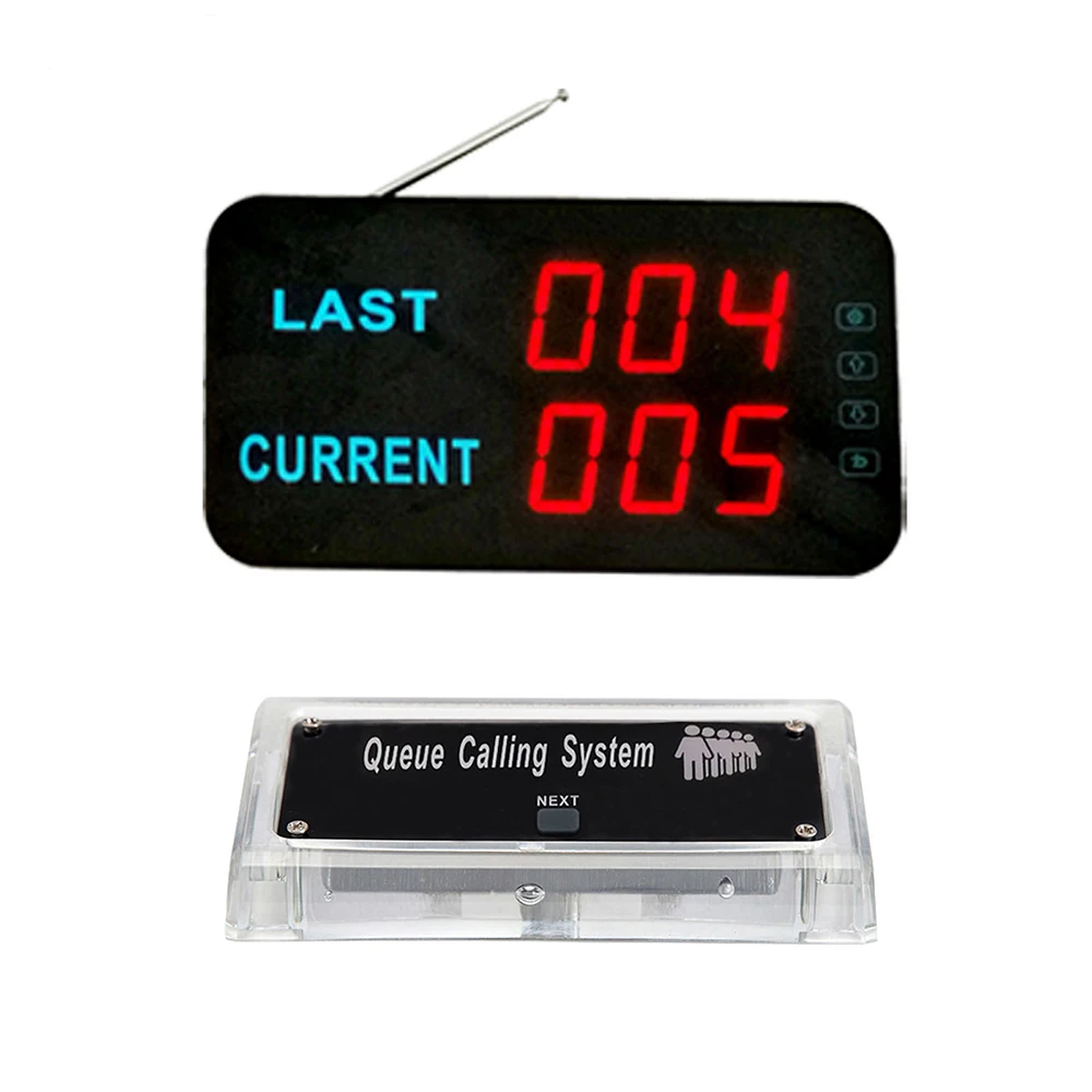 Brilliant turn o matic 3 digit take a number led counter display queue paging system for bank service calling