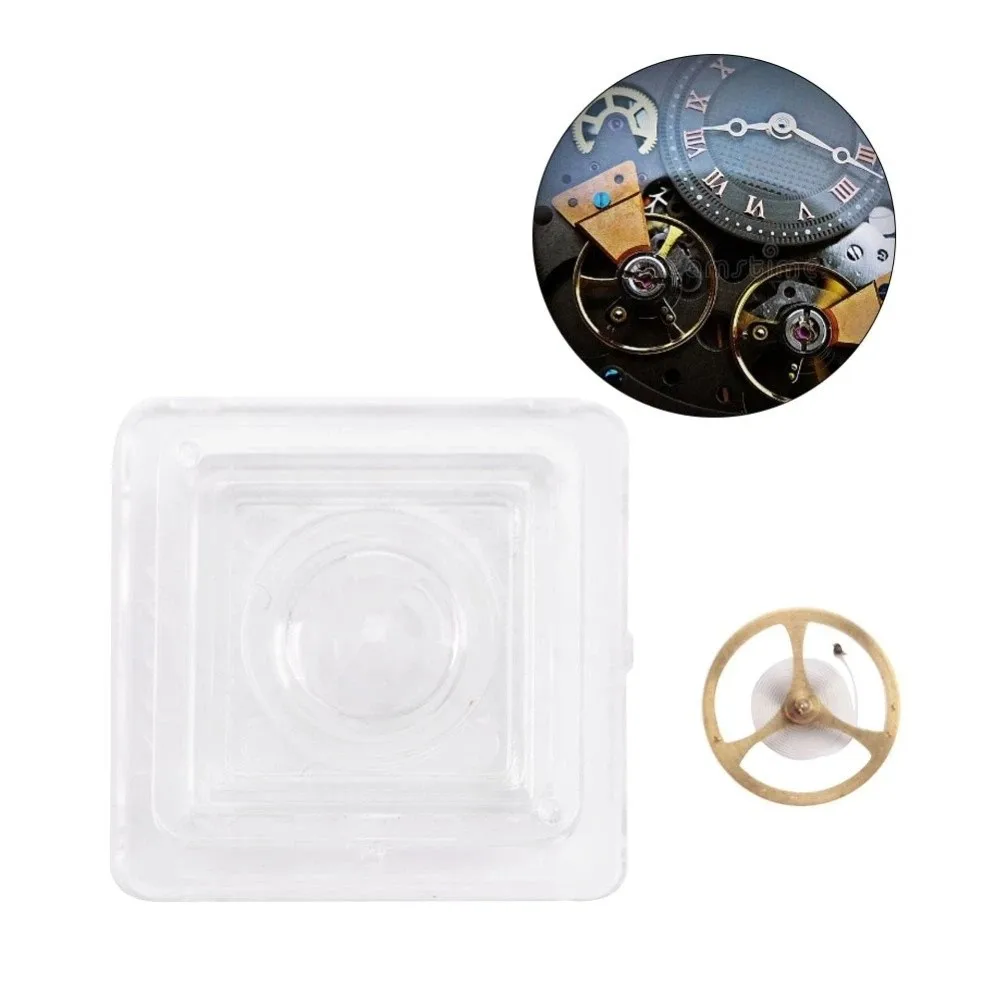 

Балансировочное колесо пружины с балансировочной пружиной, золотой баланс, пружина, латунный аксессуар для ремонта часов, замена механизма часов