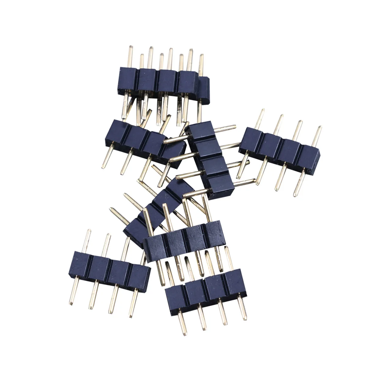 

3pcs Led Light Strip Connector Cable Needle Easy Install Durable Premium Material Decoration Illumination Strip Lamp
