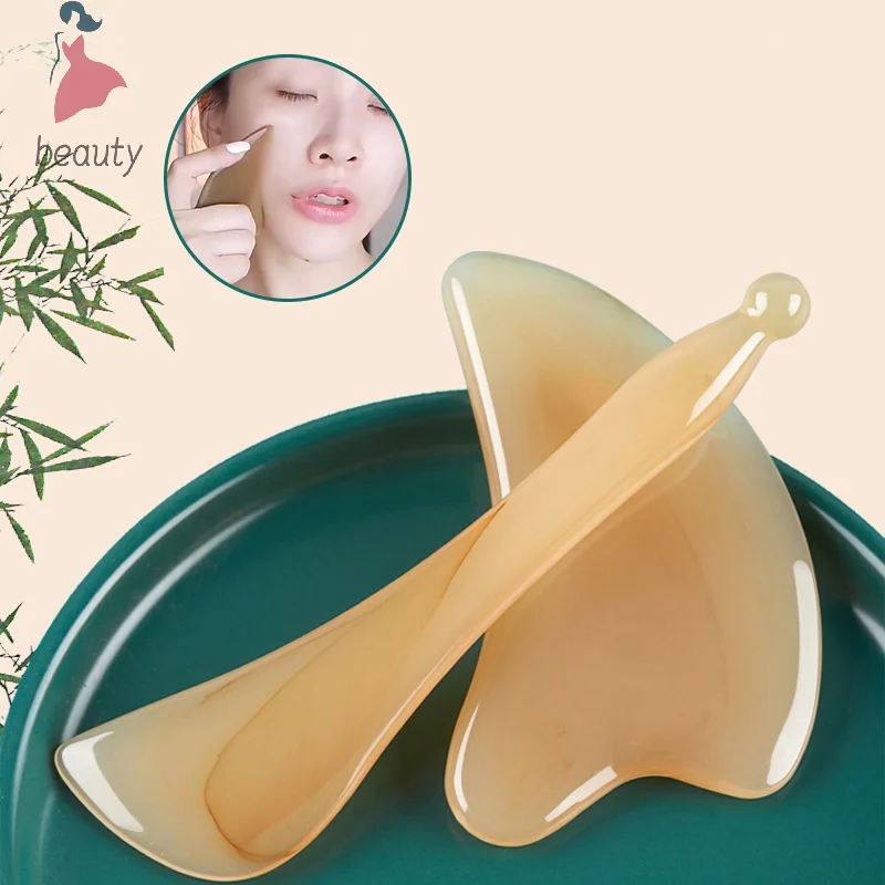 Tablero de masaje Gua Sha de resina para raspar la piel, placa Guasha, masajeador facial para ojos, SPA, herramientas para cara, cuello, espalda, cuerpo, piernas