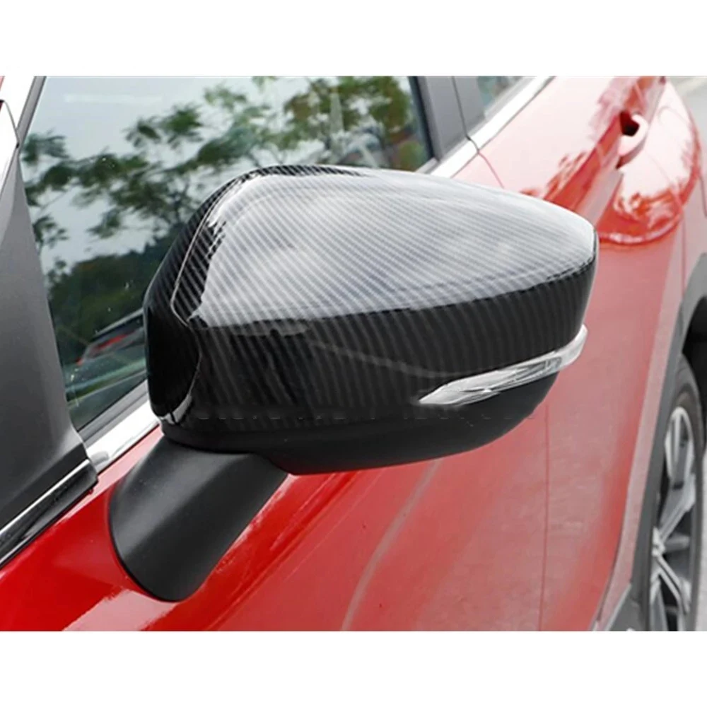 Car Back Rear View Rearview Side Door Mirror Cover Stick Trim Frame Hoods for Mitsubishi Eclipse Cross 2018 2019