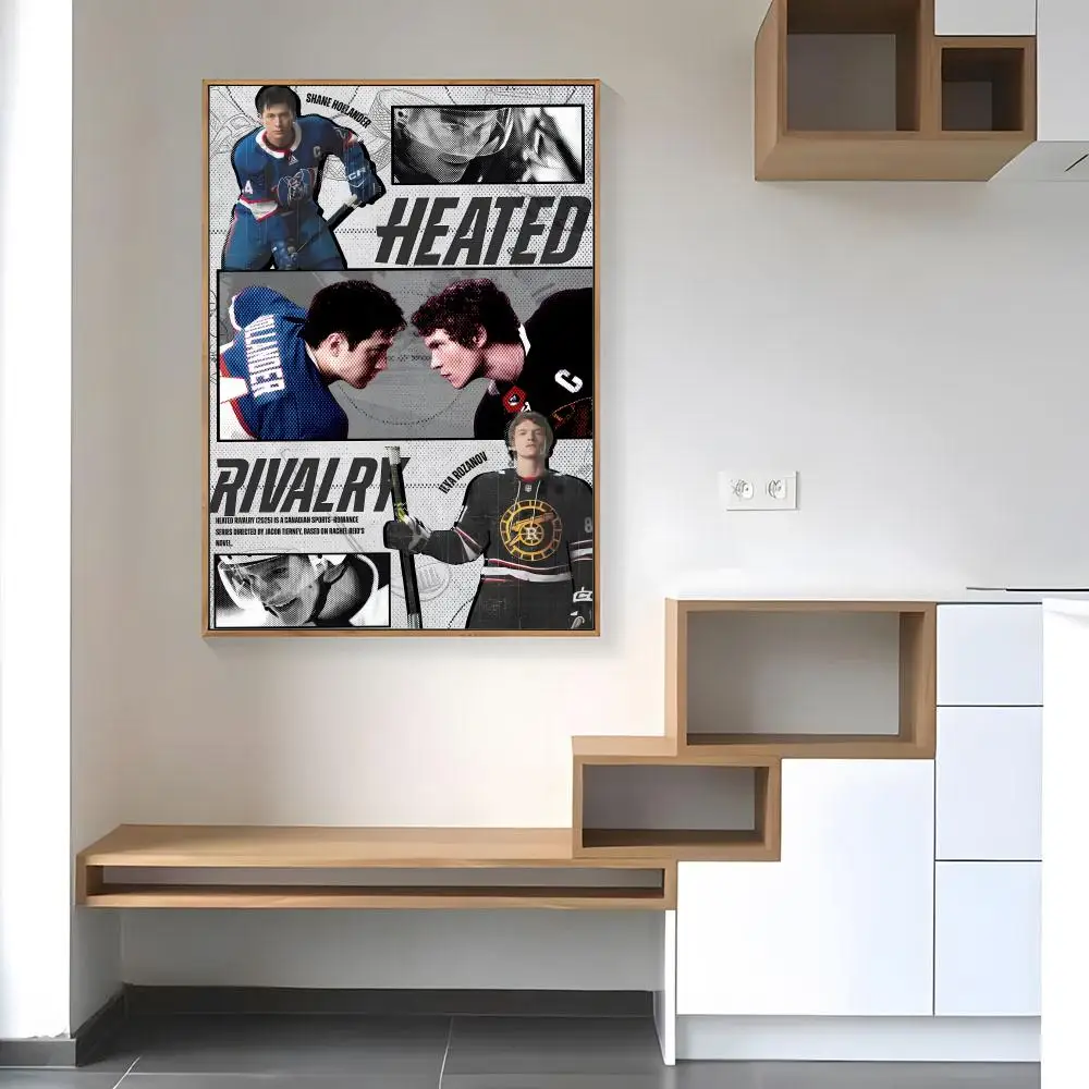 TV H-Heated Rivalry Poster Paper Print Home Living Room Bedroom Entrance Bar Cafe Art Painting Decoration