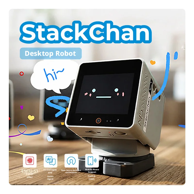 1pcs M5Stack StackChan AI intelligent desktop robot ESP32-S3