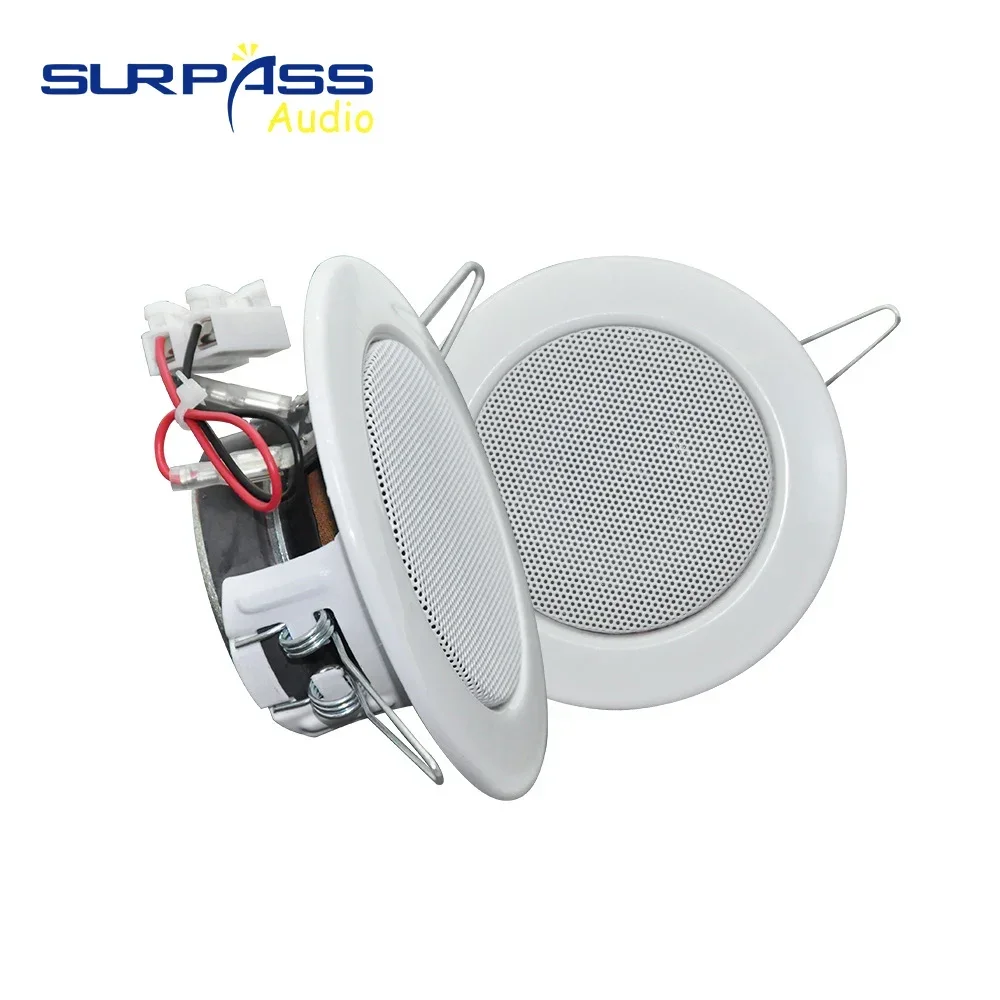 Mini Ceiling Speaker 3inch Roof 3-6W Passive Speakers Horn PA System For Home Background Music Cinema Theater Player