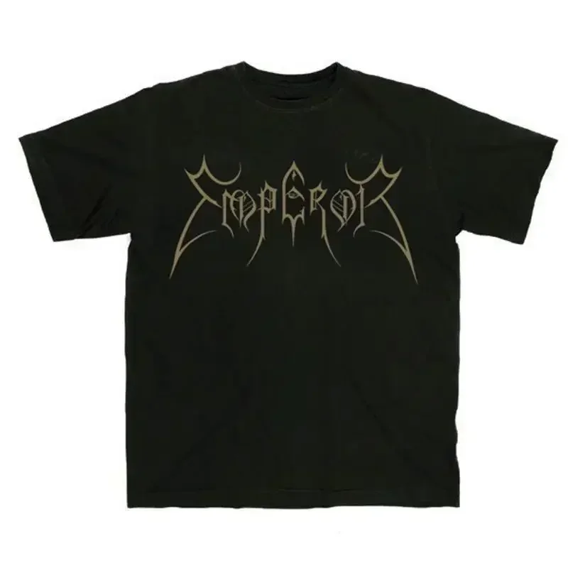 Men'S Emperor Logo Gold T Shirt Large Black