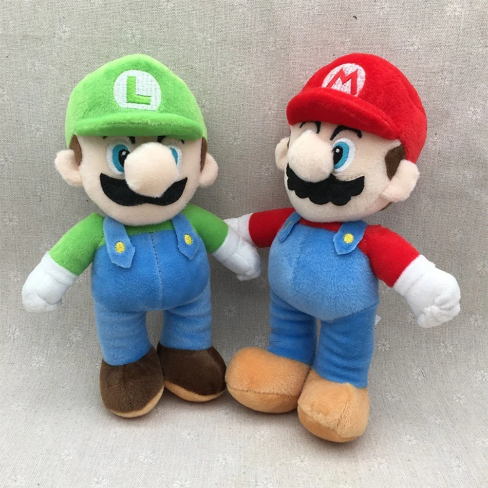 

2026*Mario Plush Toys Luigi Stuffed Toys Anime Doll Plushie for Kids Great Christmas Birthday Gift For Children