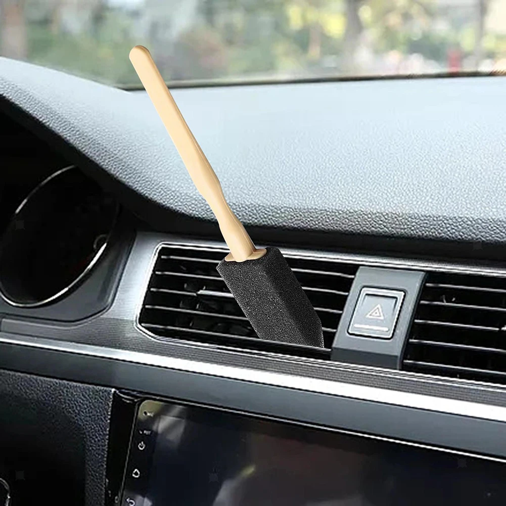 1/2/5/10Pcs Car Air Conditioner Vent Sponge Brush Car Grille Cleaner Brushes Car Cleaning Tools Are Easy To Carry