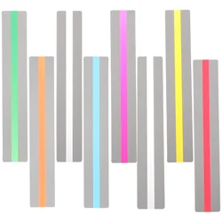 8 Pcs Guided Reading Articles Strips Page Marker Ruler Comics Dyslexia Bookmark The Pet Markers