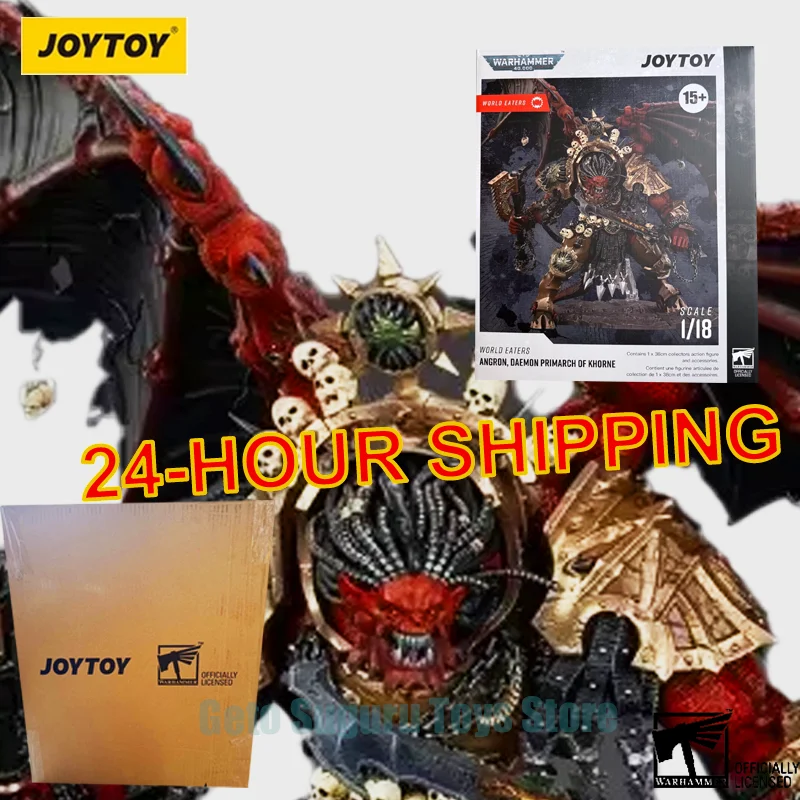 

JOYTOY Warhammer 40K World Eaters Action Figure Angron Daemon Primarch of Khorne Anime Joint Movable Collection Model Toys Gifts