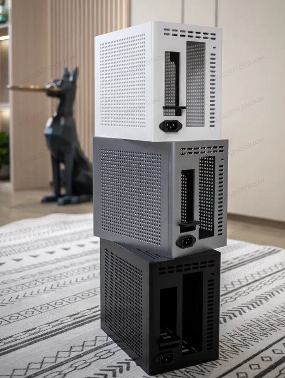 

A2 Aluminum Alloy ITX Case: A4-Style Compact Mini Tower for Small Form Factor Desktop PC