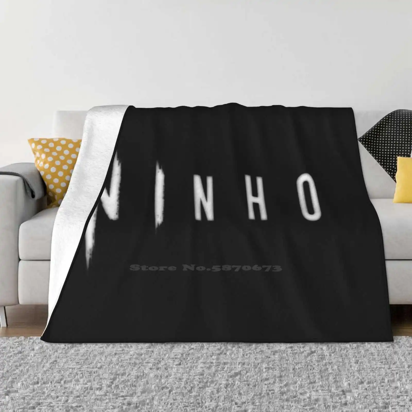 Ninho Fashion Soft Warm Throw Blanket Ninho Vie Quon Mêne Logo Francais Rappeur Damso Mhd Niska Pnl Lacrim Destin Mils 2 0 3 0