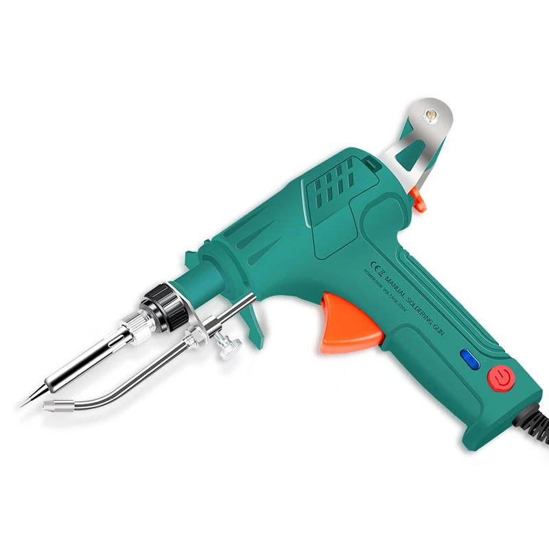 

B50 New Professional 60W Tin Soldering Gun Set Electric Solder Iron With Light Welder Machine For Electronic Welding