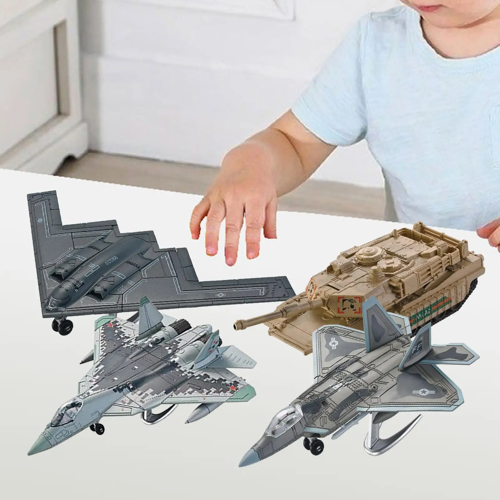 1:72 Fighter Jet Model Kits DIY Assemble Plane Model for Kids Birthday Gift