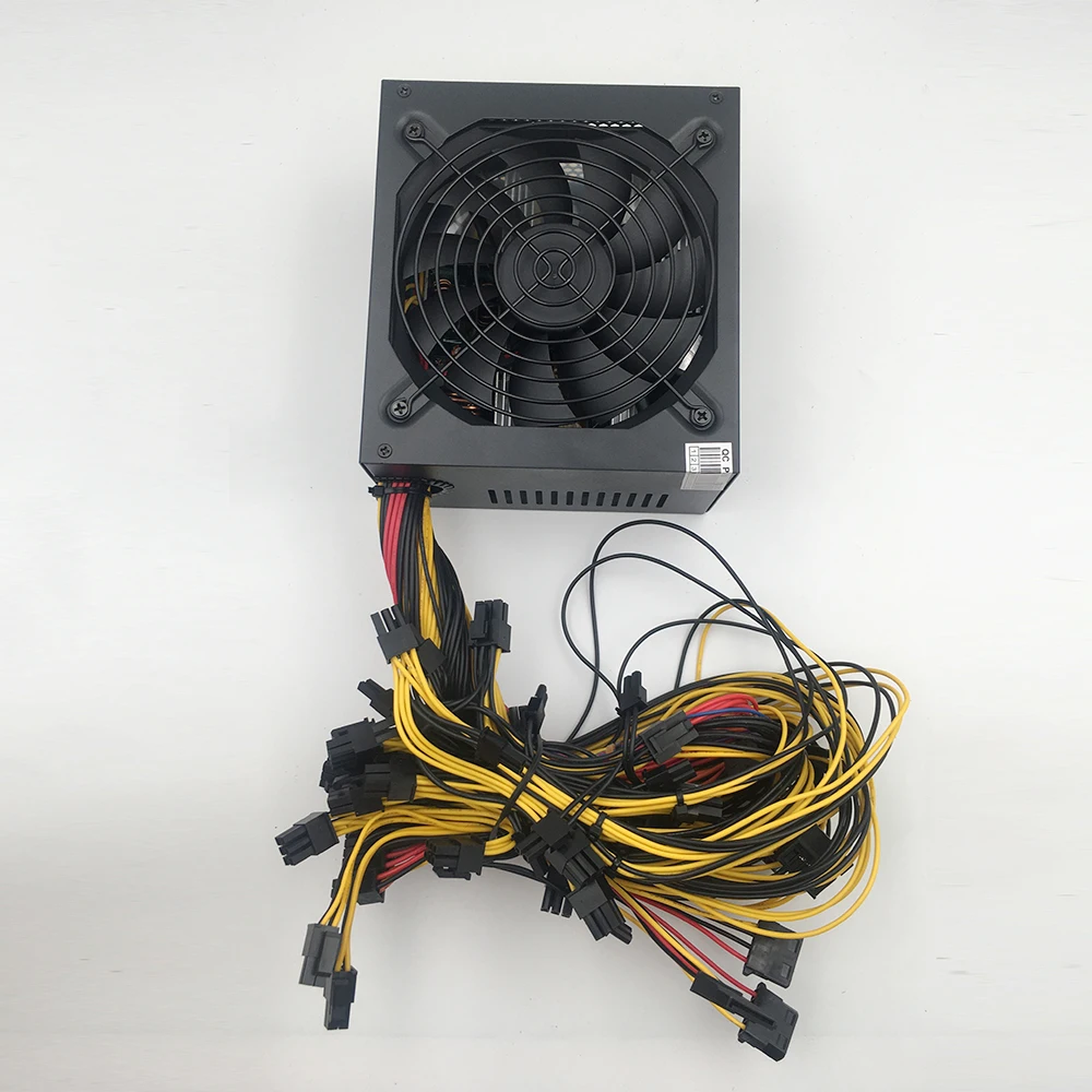 2000W PSU For Bitcoin Miner ATX 2000W For Mining For Rendering Support 8 Graphics Cards