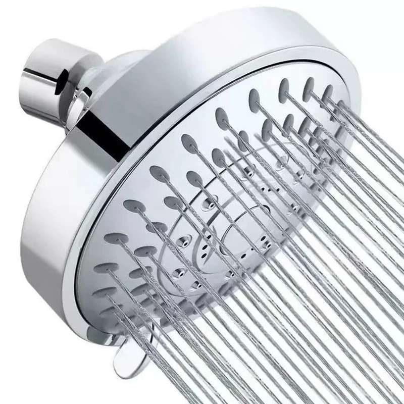 5 Modes High Pressure Shower Head 4Inch Sprayer Adjustable Rainfall Shower Head Sprayer Bathroom Fixture Faucet Replacement Part