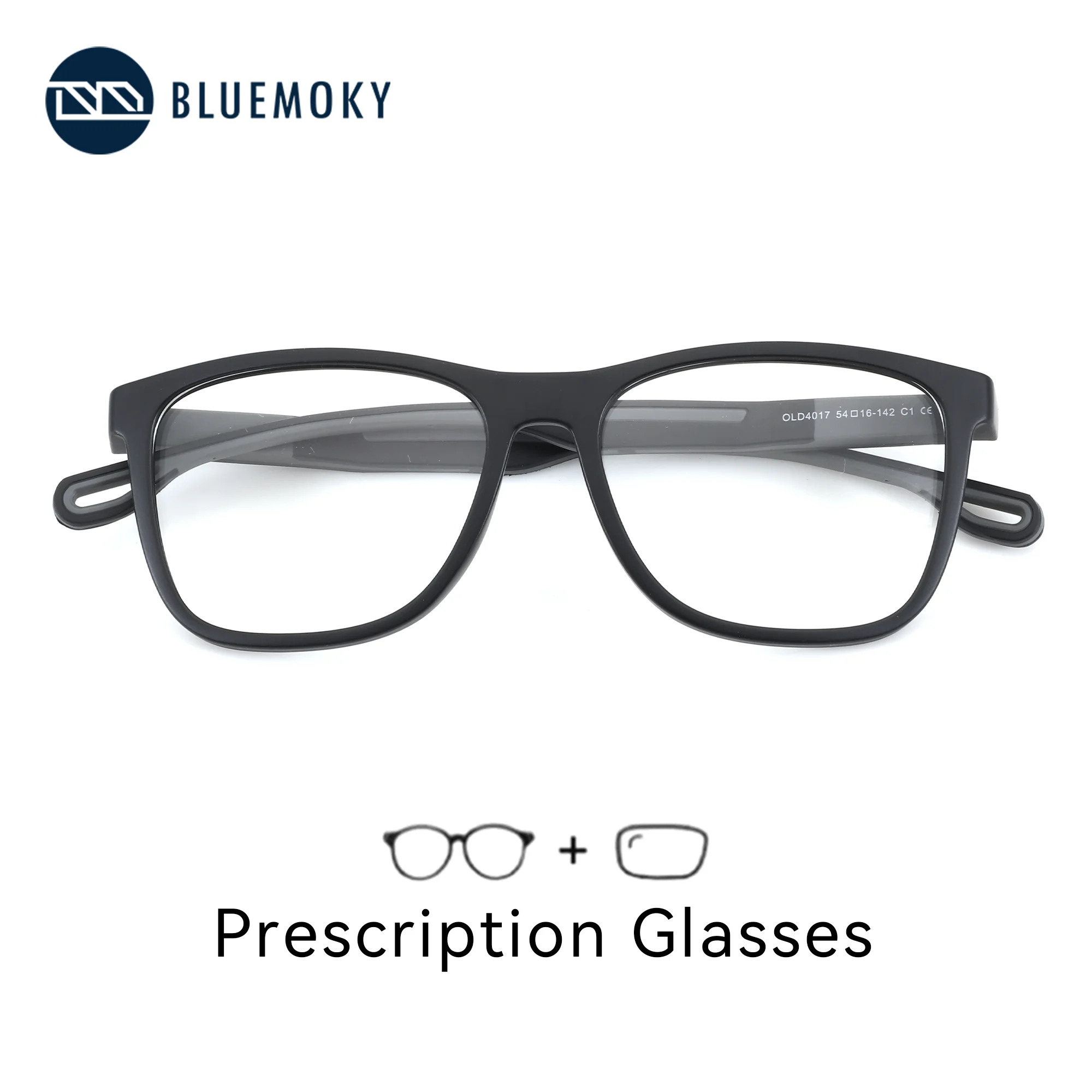 

BLUEMOKY M размер модные пластиковые квадратные очки по рецепту на заказ для мужчин фотохромные/оптические очки для близорукости