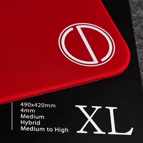 Imagen 2 del producto Alfombrilla de ratón Ultraglide Meow Ultradash UD Esports para juegos, azul claro, rojo, tamaño grande para PUBG CSGO, 490x420mm, 1 unidad