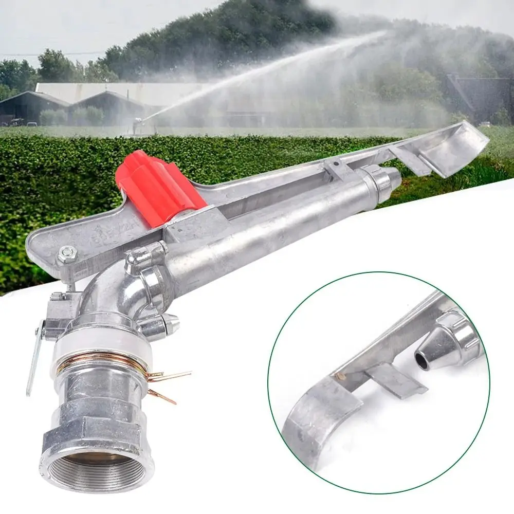 1.5inch Internal Thread High Pressure Nozzle Power Spray Water Saving Multi-function Cleaning Sprayer Anti-slip Alloy