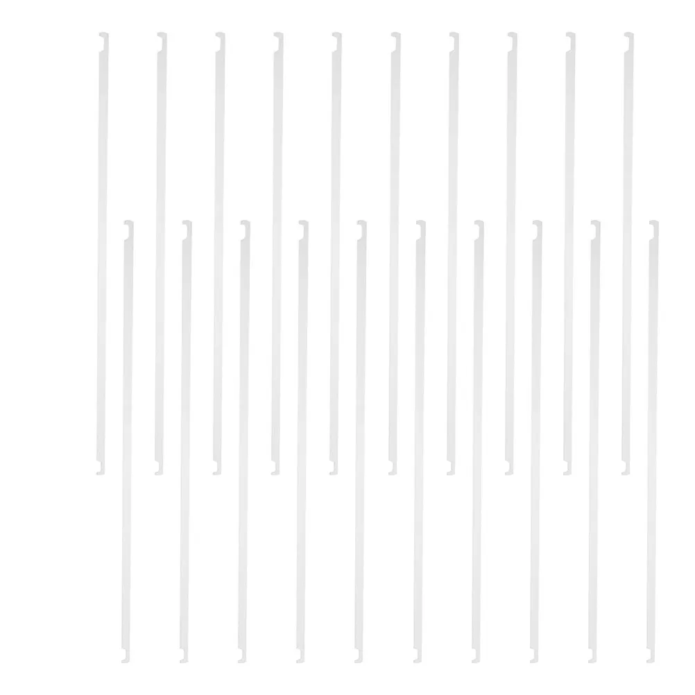 

20Pcs Hanging File Organizer Hooks Metal File Divider Bars Quick Access Space Saving Document for Office