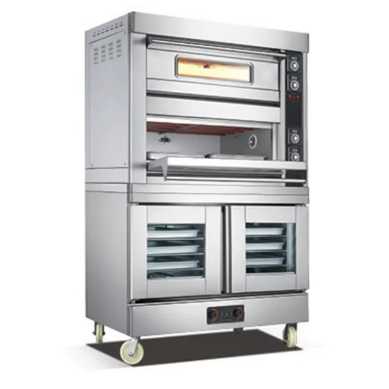 مزيج من فرن الخبز الكهربائي والغاز/صندوق التخمير #4