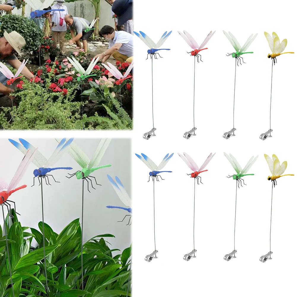 Simulation Dragonfly Clip  Deterrent Realistic Dragonfly Clip   Clip on Dragonfly for Hat for Garden Decor