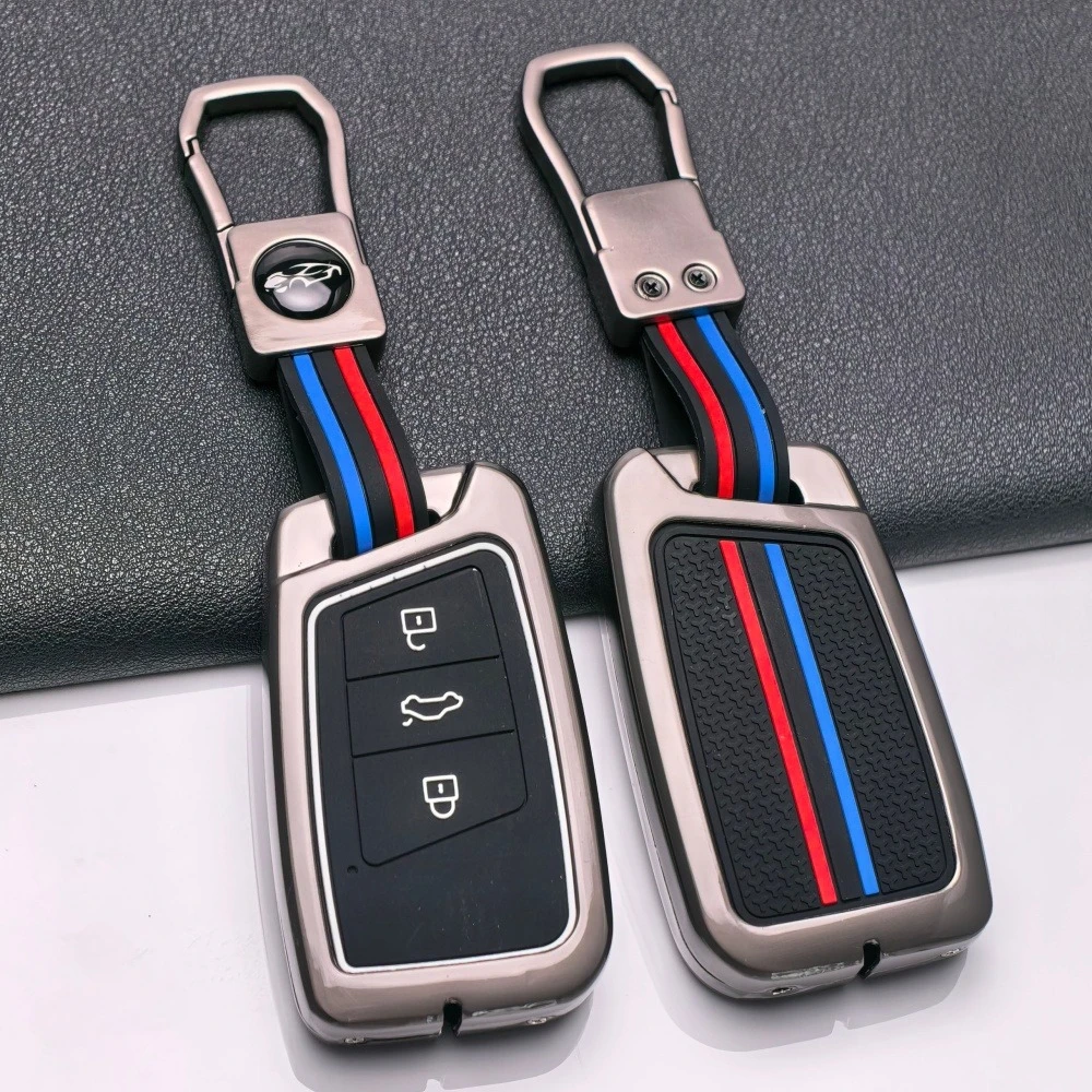 Silicone Car Key Case Cover Fob For VW Volkswagen Magotan Magotan GTE Passat B7 B8 CC Arteon Skoda Fabia Superb A7 Kodiaq Seat view 5
