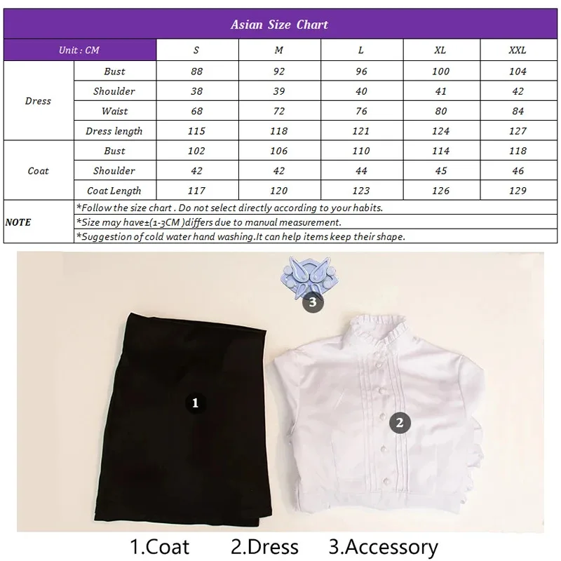 أزياء ROLECOS أنيمي سوسو نو فريرين السرخس التأثيرية فريرين بيوند نهاية الرحلة فستان نسائي بدلة كرنفال الهالوين مجموعة كاملة