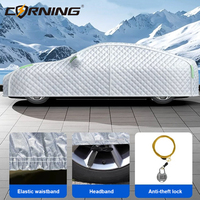 Car Snow Cover Winter Car Covers Outdoor Protection Full Exterior Anti-Frost Sunshade Protector Universal for Hatchback Sedan